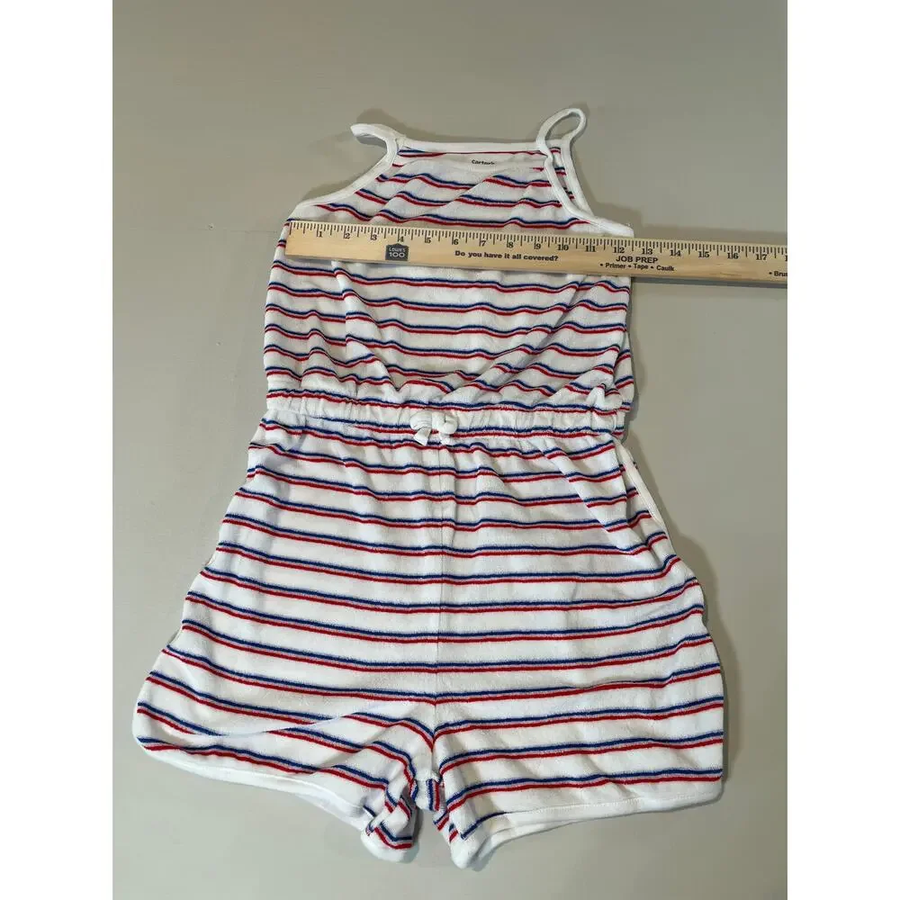 Carter’s French Terry Striped Romper – Size 12